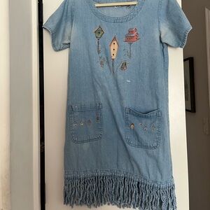 Vintage denim dress